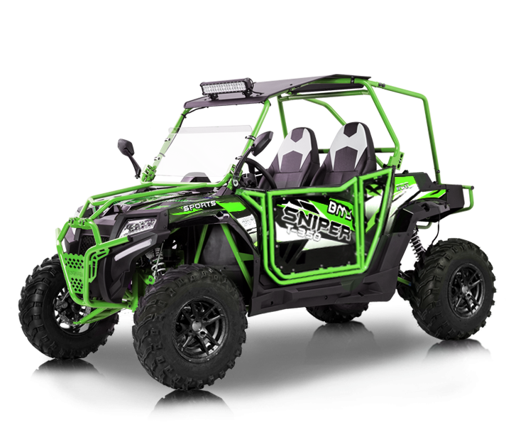 Buggy Rentals in Paphos, Cyprus | BMS Sniper Green
